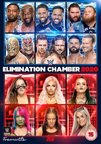 WWE: Elimination Chamber 2020 DVD (2020) AJ Styles Cert 15, 2 skivor