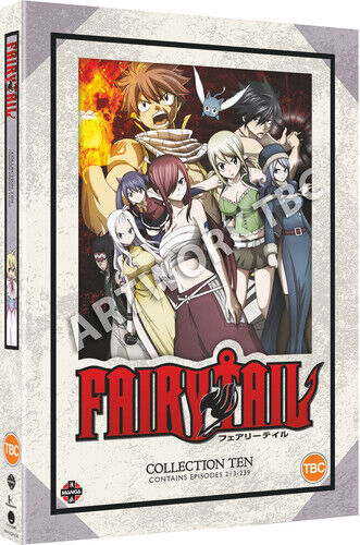 Fairy Tail: Collection 10 DVD (2021) Shinji Ishihira Cert 12 4 Discs Region 2 Brand New