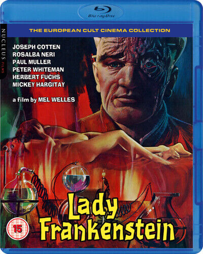 Lady Frankenstein DVD (2018) Joseph Cotten, Welles (DIR) Cert 15 Region 2 Brand New