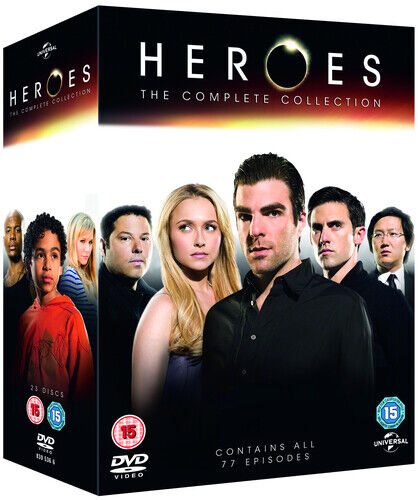 Heroes: The Complete Collection DVD (2015) – Sci-fi-serie med Hayden Panettiere Heroes: The Complete Collection DVD (2015) – Sci-fi-serie med Hayden Panettiere