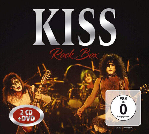 KISS: Rock Box CD Album med DVD (2019) 3 diske
