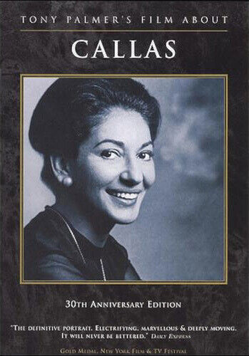 Tony Palmer: Maria Callas DVD (2023) – Dokumentar, Opera, Region 2