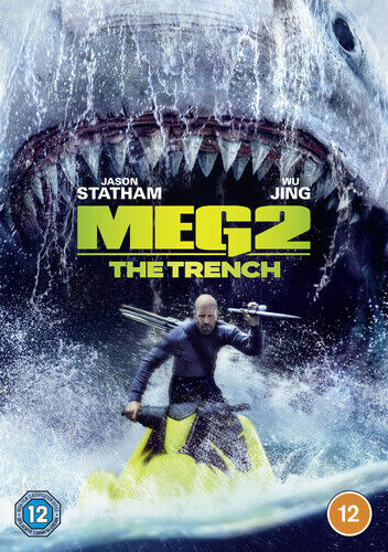 The Meg 2 DVD (2023) Jason Statham, Wheatley (DIR) Cert 12 Region 2 Brand New