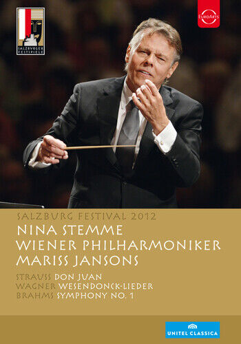 Salzburg Festival 2012: Wiener Philharmoniker (Jansons) DVD (2013) Mariss Region 2 Brand New