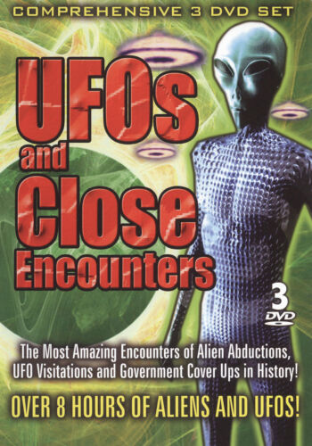 UFOs and Close Encounters DVD (2011) Cert E 3 Discs Region 2 Brand New