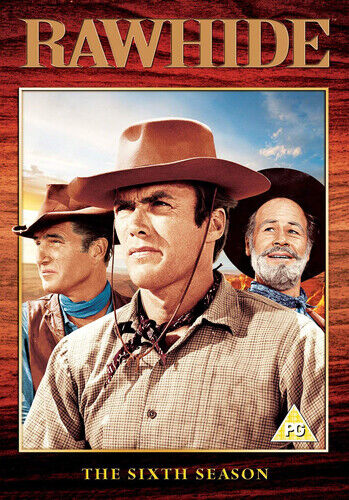 Rawhide: The Sixth Season DVD (2018) Clint Eastwood Cert PG 8 Discs Region 2 Brand New