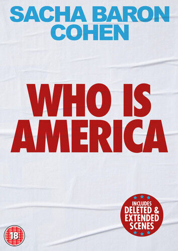 Who Is America DVD (2020) Sacha Baron Cohen Cert 18 2 Discs Region 2 Brand New