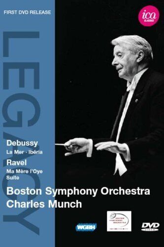 Charles Munch: Debussy/Ravel (Boston Symphony Orchestra) DVD (2011) Claude Region 2 Brand New