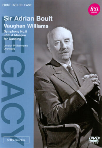 Sir Adrian Boult: Vaughan Williams Symp. No.8/Job - A Masque... DVD (2011) Sir Region 2 Brand New Sir Adrian Boult: Vaughan Williams Symp. No.8/Job - A Masque... DVD (2011) Sir Region 2 Brand New