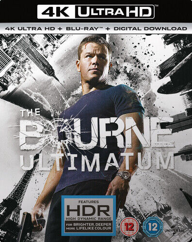 The Bourne Ultimatum DVD (2017) Matt Damon, Greengrass (DIR) Cert 12 2 Discs Region 2 Brand New