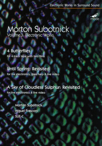 Morton Subotnick: Electronic Works 3 DVD – Eksperimentel musik