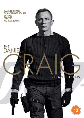 The Daniel Craig 5-film Collection DVD (2022) Daniel Craig, Campbell (DIR) Cert Region 2 Brand New