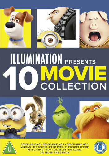 Illumination Presents: 10-Movie Collection DVD (2020) Kaley Cuoco, Coffin (DIR) Region 2 Brand New