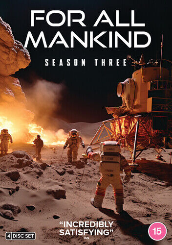 For All Mankind: Season Three DVD (2023) Joel Kinnaman Cert 15 4 Discs Region 2 Brand New