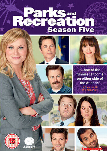 Parks and Recreation: Season Five DVD (2014) Amy Poehler Cert 15 3 Discs Region 2 Brand New Parks and Recreation: Season Five DVD (2014) Amy Poehler Cert 15 3 Discs Region 2 Brand New