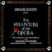 Highlights from Phantom of the Opera CD (1999) Pre-Owned