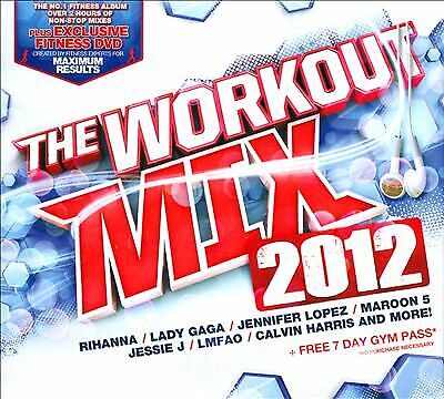 Various Artists : The Workout Mix 2012 CD Album with DVD 3 discs (2011) Pre-Owned