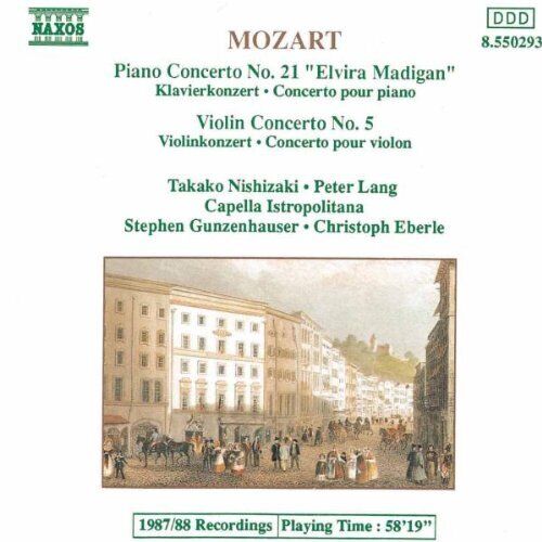 Wolfgang Amadeus Mozart : Mozart: Piano Concerto No. 21, 'Elvira Madigan'/... Pre-Owned