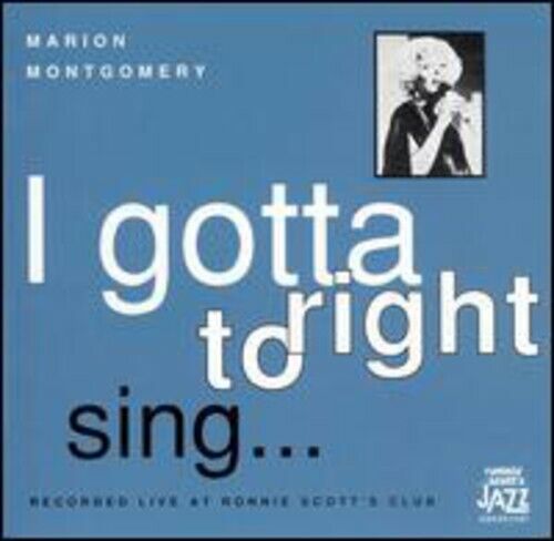 Marion Montgomery : I Gotta Right to Sing CD Pre-Owned