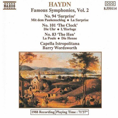 Joseph Haydn : Symphonies Nos. 94,83,101(wordsworth, Capella Istropolitana) CD Pre-Owned