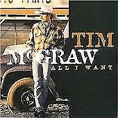 Tim McGraw : All I Want CD (1995) Pre-Owned