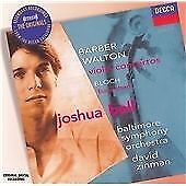 Samuel Barber : Violin Concertos (Zinman, Baltimore So, Bell) CD (2006) Pre-Owned