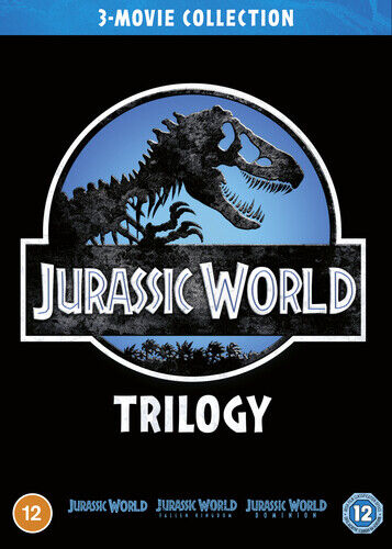 Jurassic World Trilogy DVD (2022) Chris Pratt, Trevorrow (DIR) Cert 12 3 Discs Region 2 Brand New