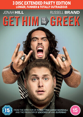 Get Him to the Greek DVD (2021) Russell Brand, Stoller (DIR) Cert 15 3 Discs Region 2 Brand New