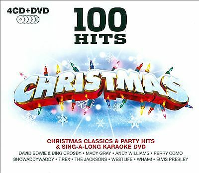 Various Artists : 100 Hits: Christmas CD Box Set with DVD 5 discs (2013) Pre-Owned