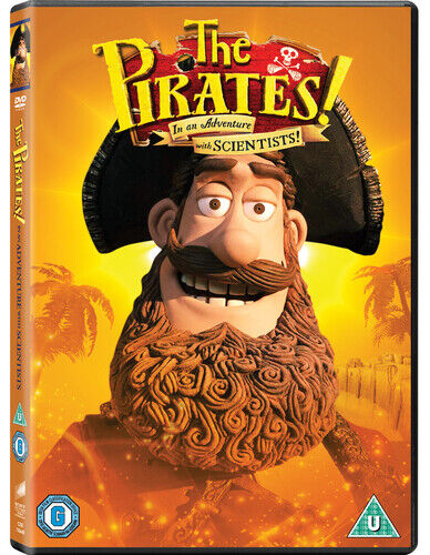 The Pirates! In an Adventure With Scientists DVD (2015) Peter Lord Cert U Region 2 Brand New