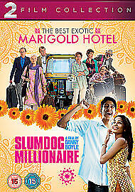 The Best Exotic Marigold Hotel/Slumdog Millionaire DVD (2013) Bill Nighy, Region 2 Brand New