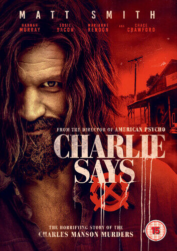 Charlie Says DVD (2019) med Hannah Murray, regi Harron, Aldersgrense 15