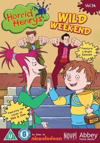 Horrid Henry's Wild Weekend DVD (2019) Lizzie Waterworth Cert U Region 2 Brand New
