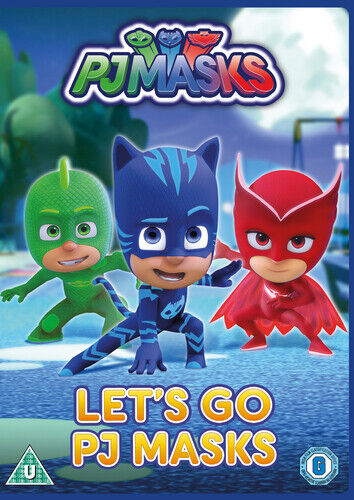 PJ Masks - Let's Go PJ Masks DVD (2018) Olivier Dumont Cert U Region 2 Brand New