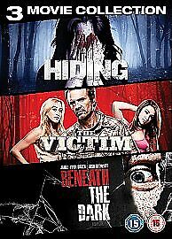 Hiding/The Victim/Beneath the Dark DVD (2013) Ana Villafae, Wright (DIR) Cert Region 2 Brand New