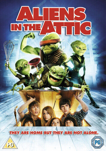 Aliens in the Attic DVD (2012) – Perhekomedia Ashley Tisdalen tähdittämänä