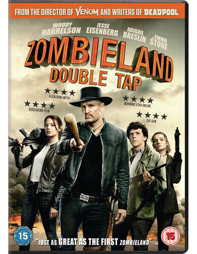 Zombieland: Double Tap DVD (2020) Woody Harrelson, Komedia/Kauhu