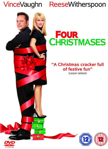 Four Christmases (2009) DVD – Romantisk komedie med Kristin Chenoweth