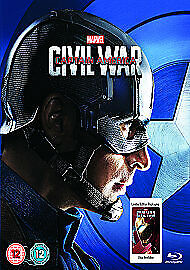 Captain America: Civil War DVD (2016) Chris Evans, Russo (DIR) Cert 12 Region 2 Brand New