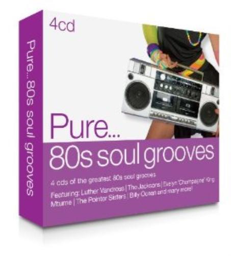 Various Artists : Pure... 80s Soul Groove CD Box Set 4 discs (2013) Pre-Owned