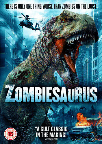 Zombiesaurus DVD (2017) – Skräckfilm av Matt Block och Davis