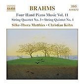 Johannes Brahms : Four Hand Piano Music Vol. 11 (Matthies, Kohn) CD (2004) Pre-Owned