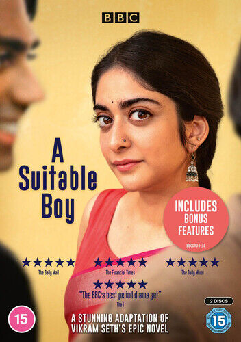 A Suitable Boy DVD (2020) Tanya Maniktala Cert 15 2 Discs Region 2 Brand New