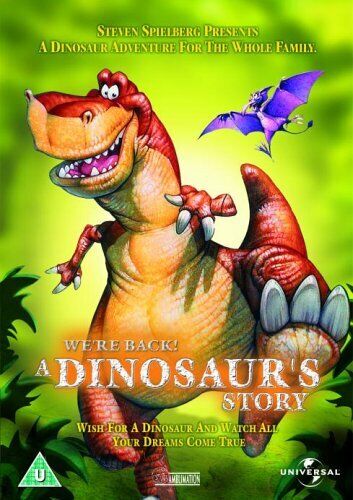 Were Back! A Dinosaurs Story DVD Region 2 Brand New