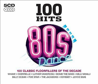 Various Artists : 100 Hits: 80s Dance CD Box Set 5 discs (2015) Pre-Owned