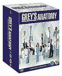 Grey's Anatomy: Complete Seasons 1-6 DVD (2011) Ellen Pompeo Cert 15 Pre-Owned Region 2