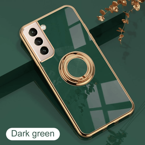 Case Ring Shockproof Magnetic Phone Cover Samsung Galaxy S21 Ultra 5G Green
