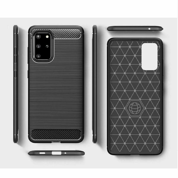 Shockproof Carbon Slim Case Samsung Galaxy A20 Black