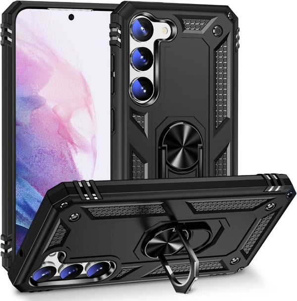Case Shockproof ARMOUR Stand Phone Cover Samsung Galaxy A04S / A13 5G Black
