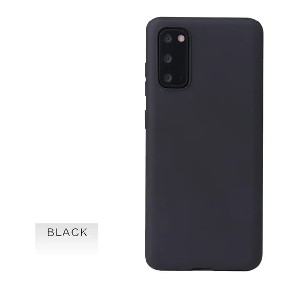 Soft Matte TPU Silicone Phone Case Cover Samsung Galaxy S6 Edge Black